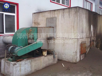 有機肥生產現(xiàn)場